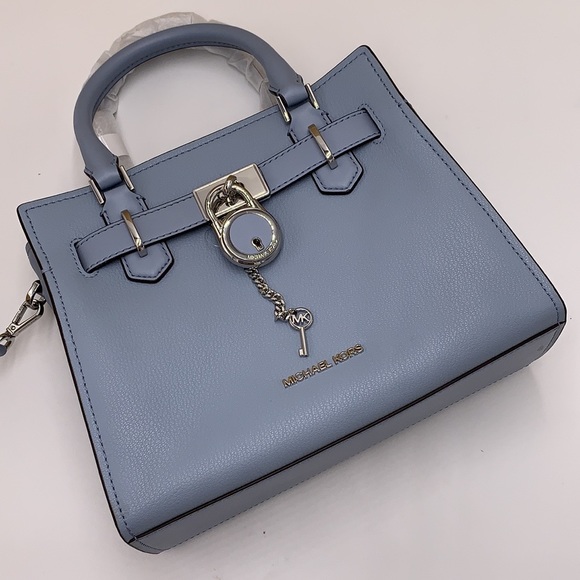 Michael Kors Hamilton Small Satchel Shoulder Crossbody Bag COLOR: Pale Blue
NWT - Picture 5 of 16